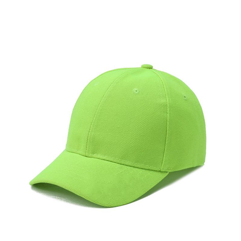 1PC Boy Girl Cap Casual Plain Baseball Cap Adjustable Snapback Street Hat Hip-Hop Sun Hat Adjustable Students Peaked Caps