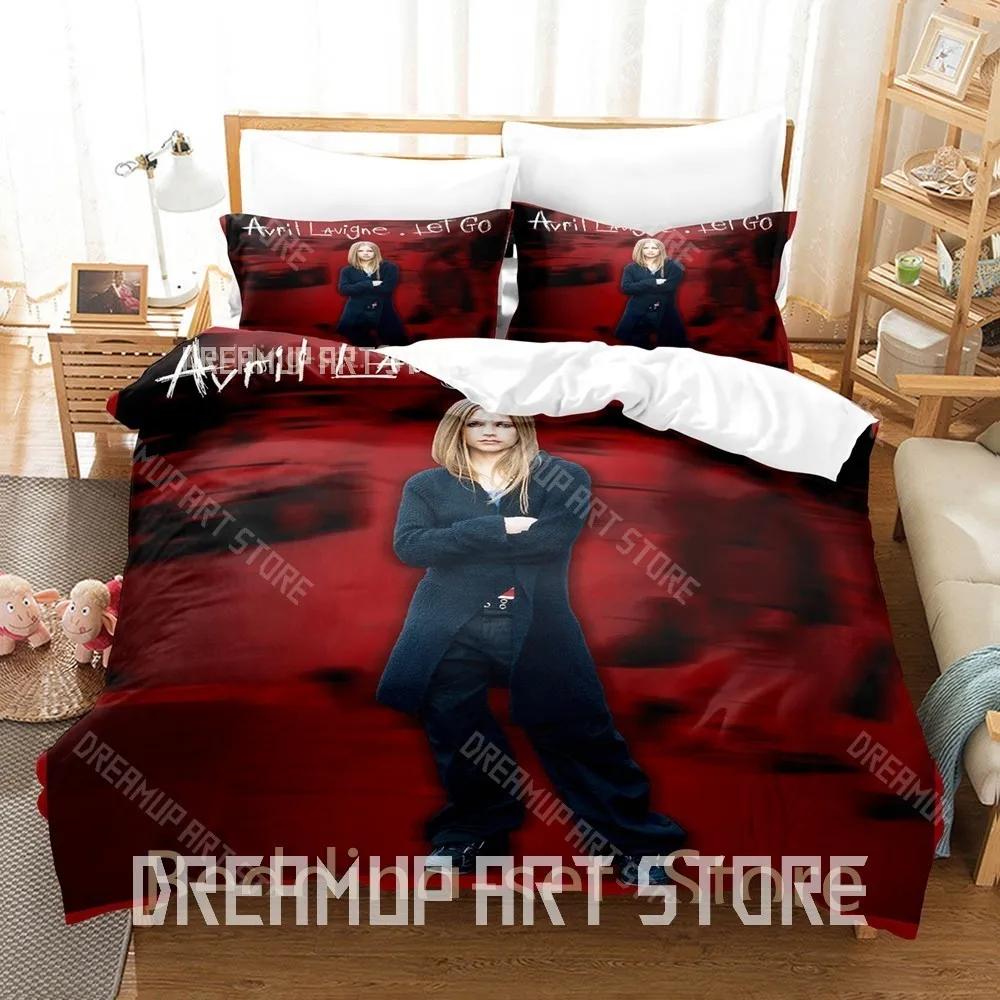 3D Print Avril Lavigne Bedding Set Single Twin Full Queen King Size Bed Set Adult Bedroom Duvetcover Sets Personality Bed Sheet