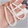 Pearl Bead Silver Hook Hand Phone Bag Strap Craft Materials