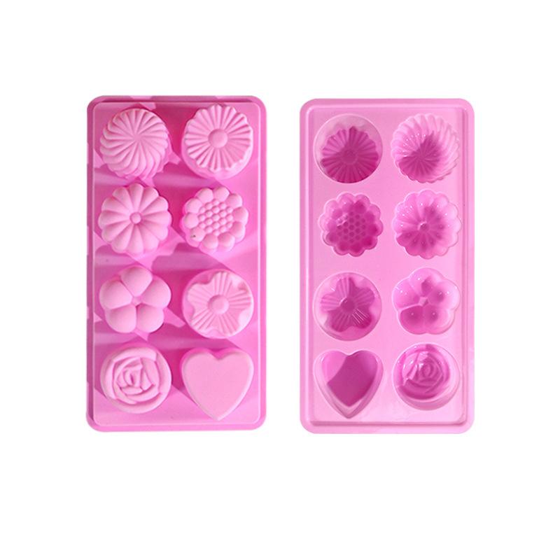 Heart-Shaped Silicone Mold Fondant Cake Decor Chocolate Baking Soap Ice Diy Tool