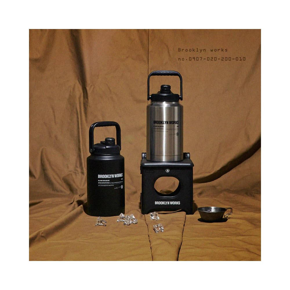 BROOKLYN WORKS WATERJUG Water Jug 3.8L 3.8L (Black)