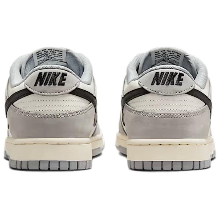 Nike Dunk Low Smoke Grey Men Sneakers Black Sail IB3079-101