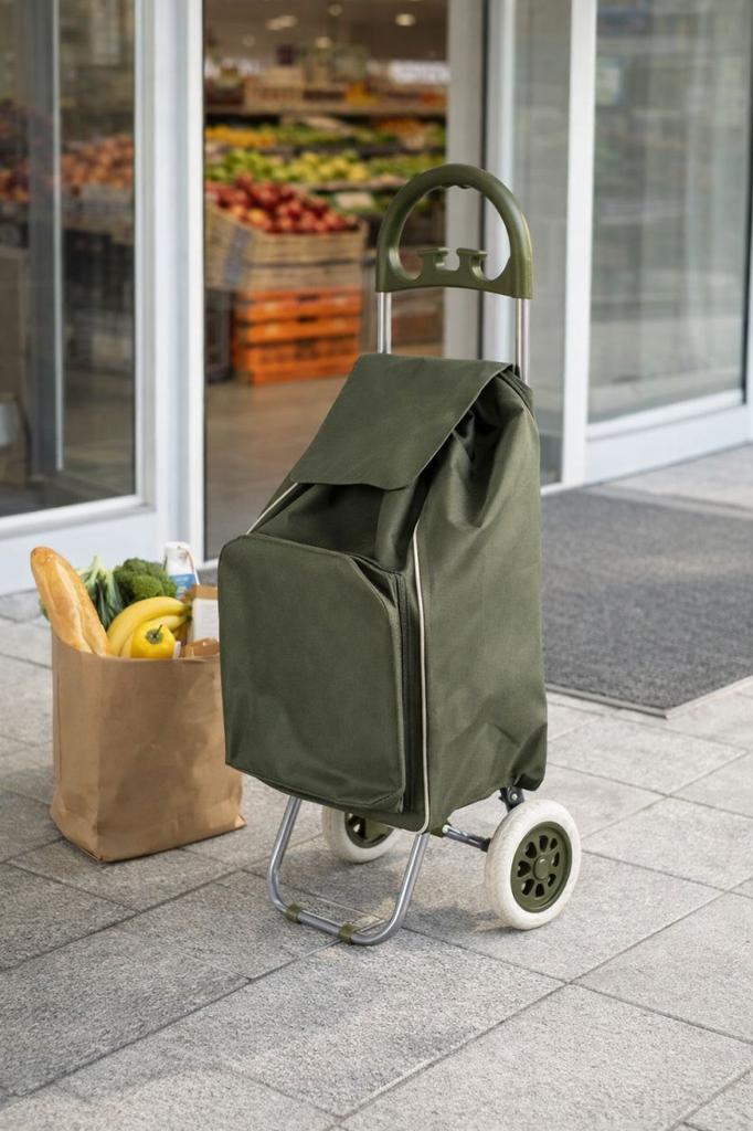 Foldable Tourist Shopping Cart 40L