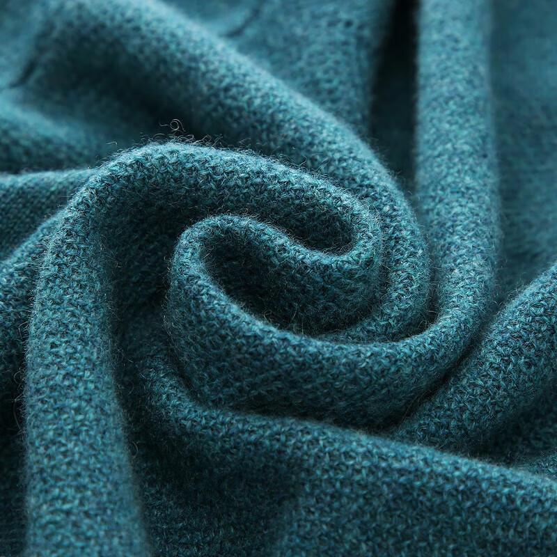 Zhaojun Women's Pure Cashmere Stand-Up Collar Cardigan