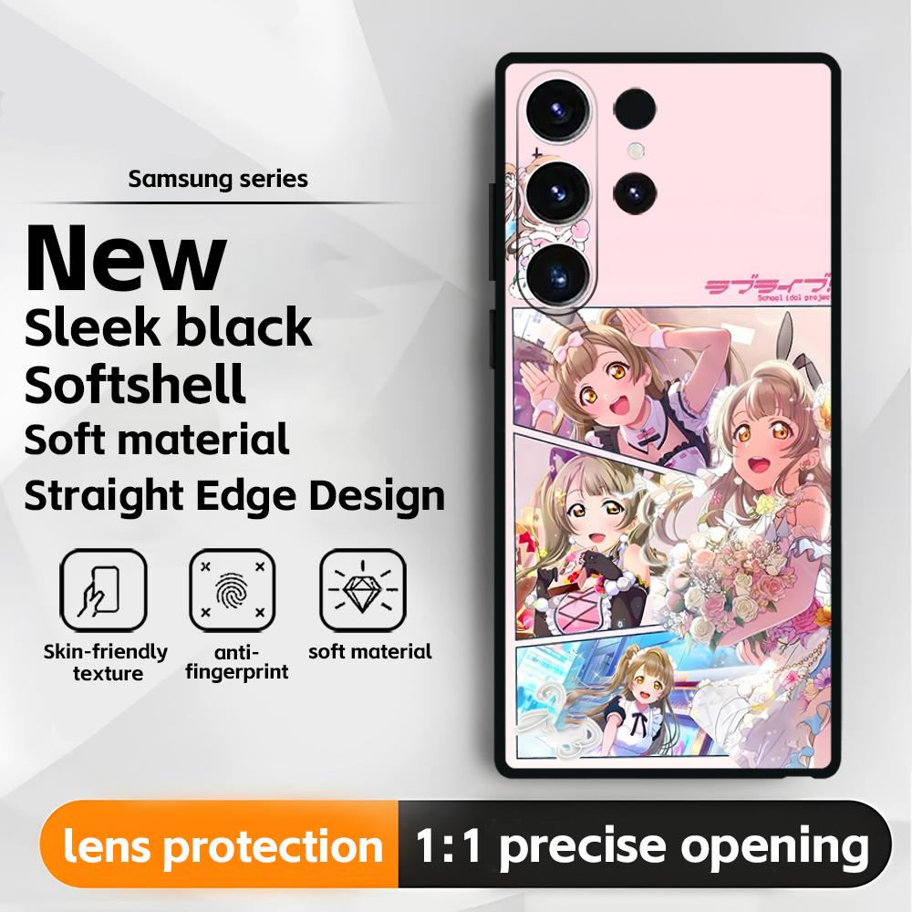 Love Live! School Idol Project  Phone Case For Samsung Galaxy S25 S24 S23 S22 S21 S20 Plus Ultra Note20 Soft Black