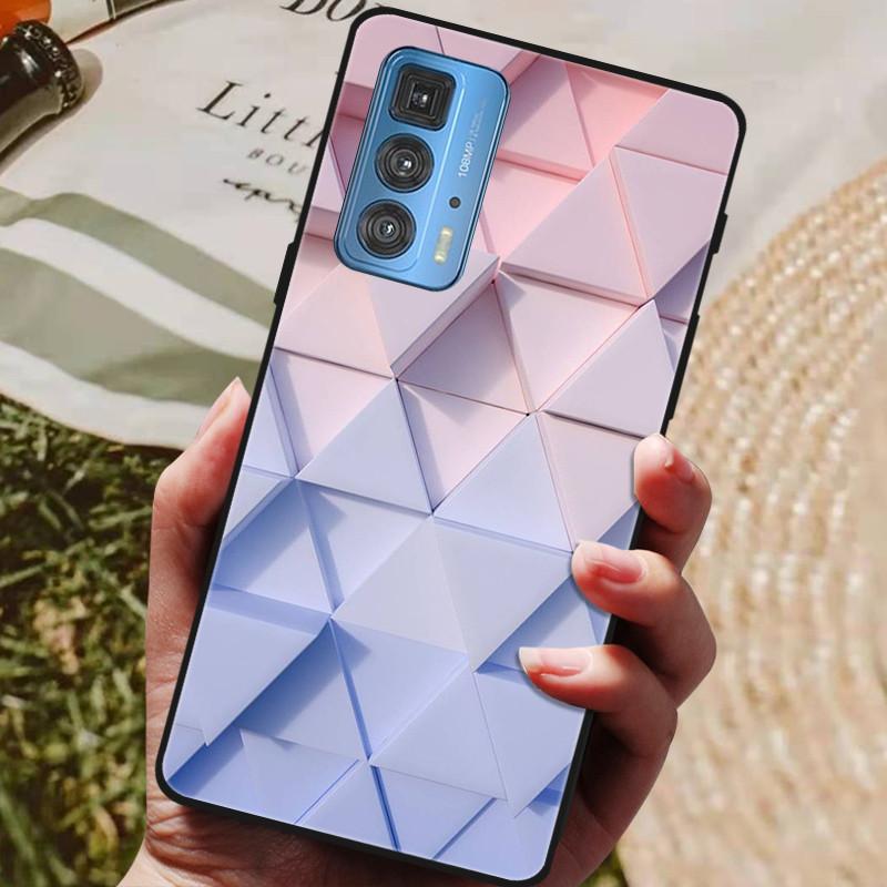 Für Motorola Moto Edge 20 Pro Hülle Weiche TPU Silikon Rückseite für Motorola Moto Edge S 20 Pro 5G Handyhüllen Mode Coque