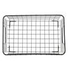 1Pcs Strong Fruit Organizer Basket Kitchen Storage Container for Snacks Fruits Vegetables Draining Mesh Handle Hole Modern Iron