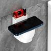 [Stylish Toilet] Wall-Mounted Toilet with Lid | Made of Metal And Plastic | Featuring a Rectangular Design | Suitable for Homes