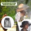 2X Outdoor Mosquito Head Face Net Hat Bee Insect Bug Protection Hidden Mesh Cap