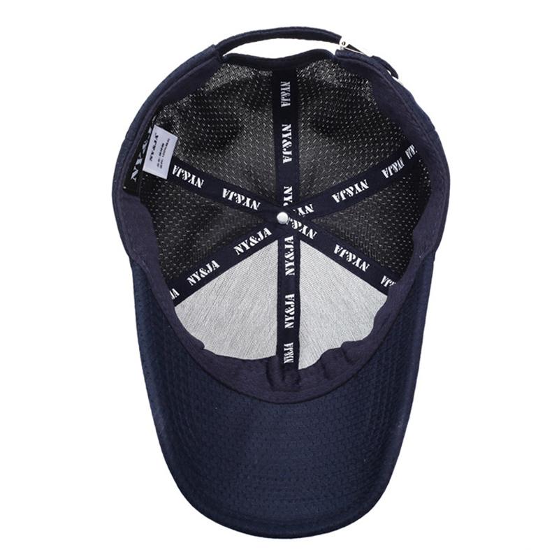 Spring Summer Breathable Mesh Cap Outdoor Cap Fishing Sunshade Sunscreen Cap Middle-Aged Men's Cap