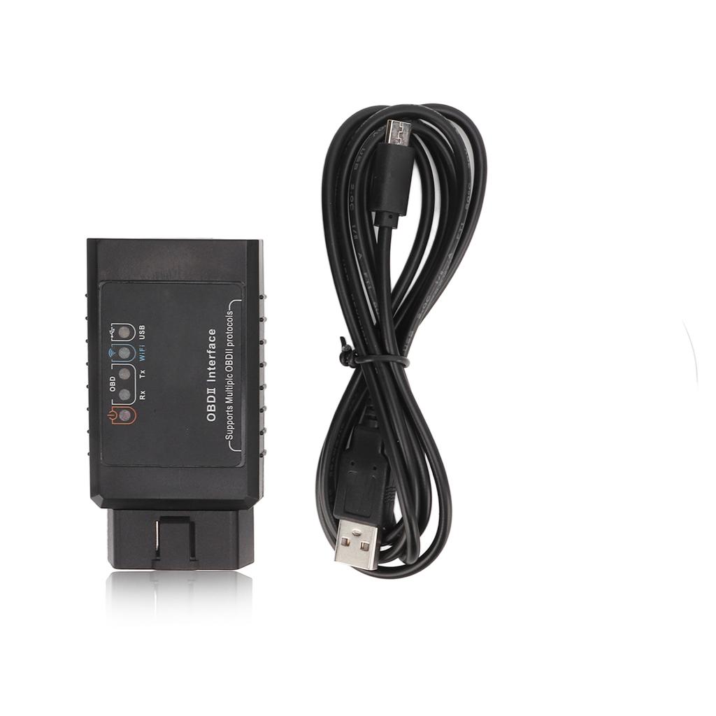 16 Pin WIFI USB Car Diagnostic Tool OBD2 Interface V1.5 Version for Win XP 7 8 for Android
