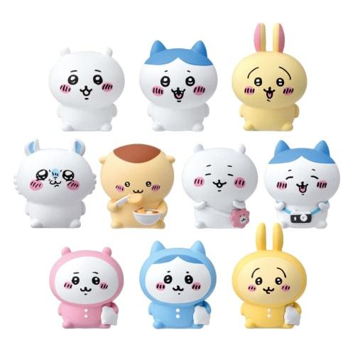 Ensky Chiikawa Soft Vinyl Puppet Mascot Box of 10