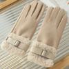 Windproof Women Fleece Gloves Thickened Cycling Mittens Women's Winter Gloves  Female/Girls Gift
