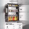 Multi-functional Wall-Mounted Kitchen Storage Rack