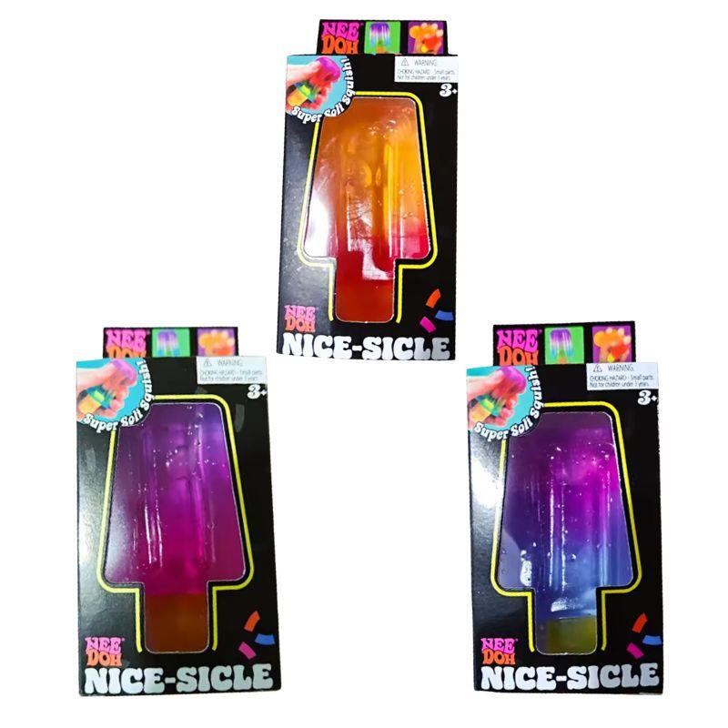 Schylling Ice Cream & Popsicle Squishy Toy Anti Anxiety Stress Relief Fidget Toy Sensory Play Toy for Kids Adults