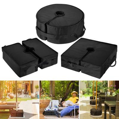 1/2Pcs Umbrella Base Weight Oxford Cloth Waterproof Heavy Duty Round Square Rectangle Sandbag Outdoor Offset Cantilever Patio Umbrella Stand Fillable