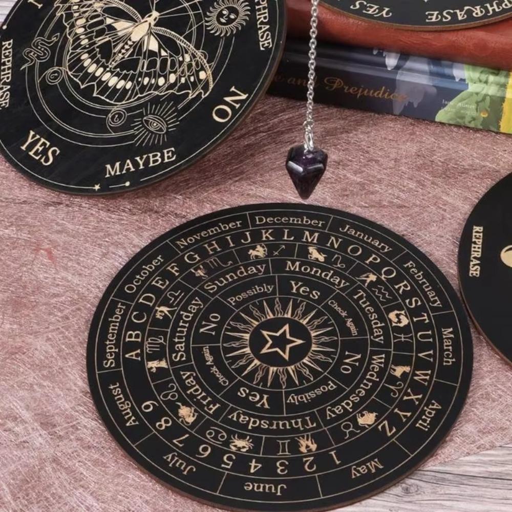 Decision Plate Star Pendulum Board Magics Meditation Message Board New Dowsing Divination Board