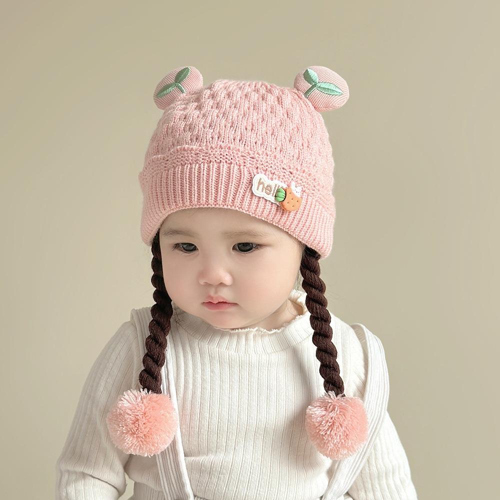 Keep Warm Baby Ear Protection Cap Thickened Toddler Beanie Cute Kids Beanie Cap Winter