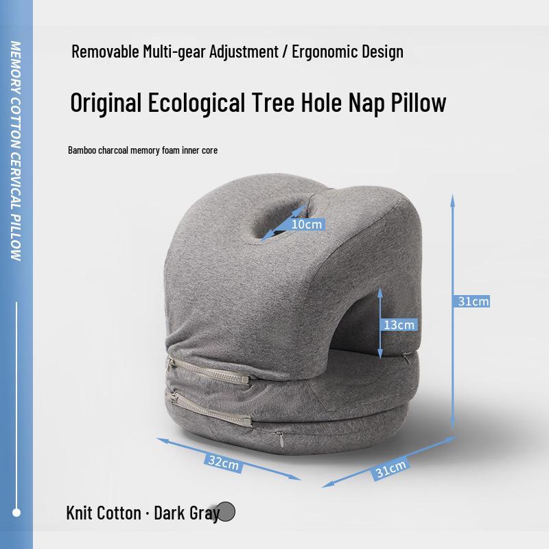 Face-Down Nap Pillow: Perfect for Offices, Students, and Lunch Breaks. Ideal for Adults and Classroom Naps.