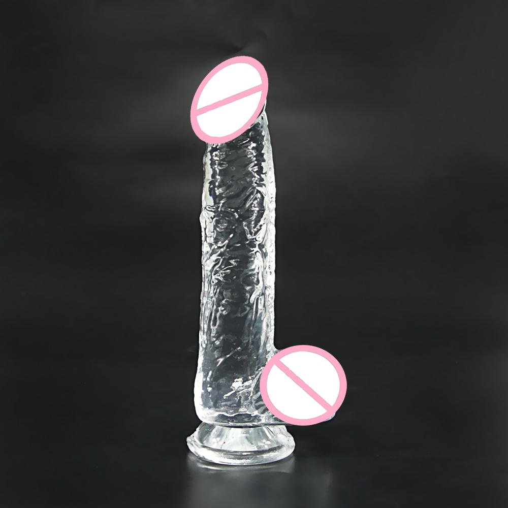 Soft Jelly Dildo Realistic Big Penis Dick Suction Cup Masturbator Anal Butt Toys G-spot Sex Toys for Woman sex