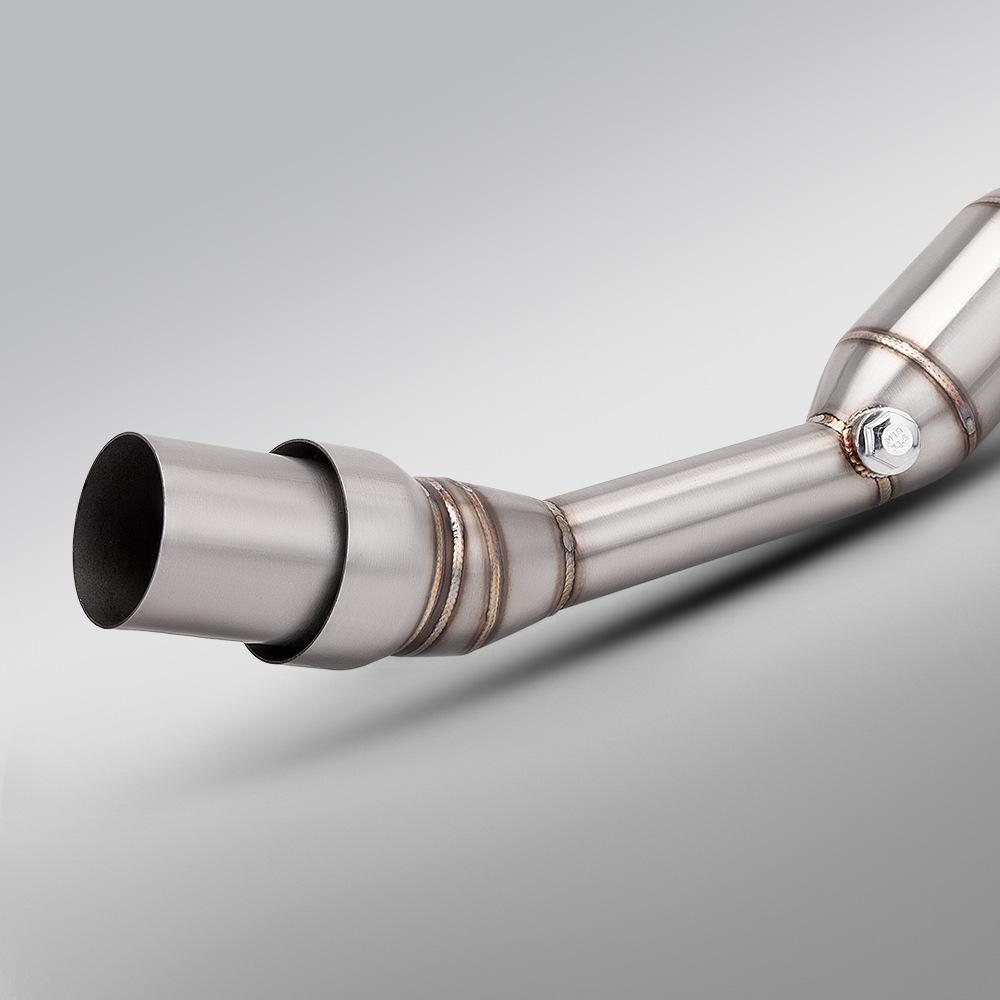 390 DUKE, RC 390, 390 ADV Exhaust Front Section with O2 Sensor Port for Husqvarna Black Arrow & White Arrow 401.