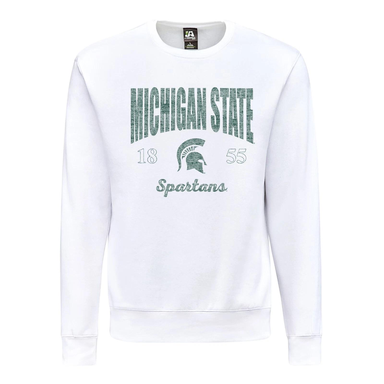 MSU Giving Noise JA BTB Fleece Crewneck - White XL