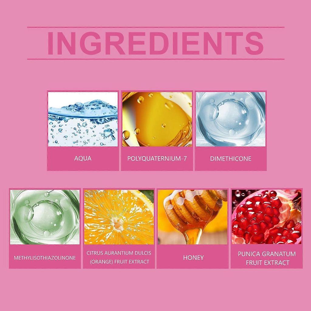 Hoegoa Pomegranate No-Rinse Conditioner Nourishes Dry And Frizzy Hair, Gently Smooths, Moisturizes, And Adds Shine