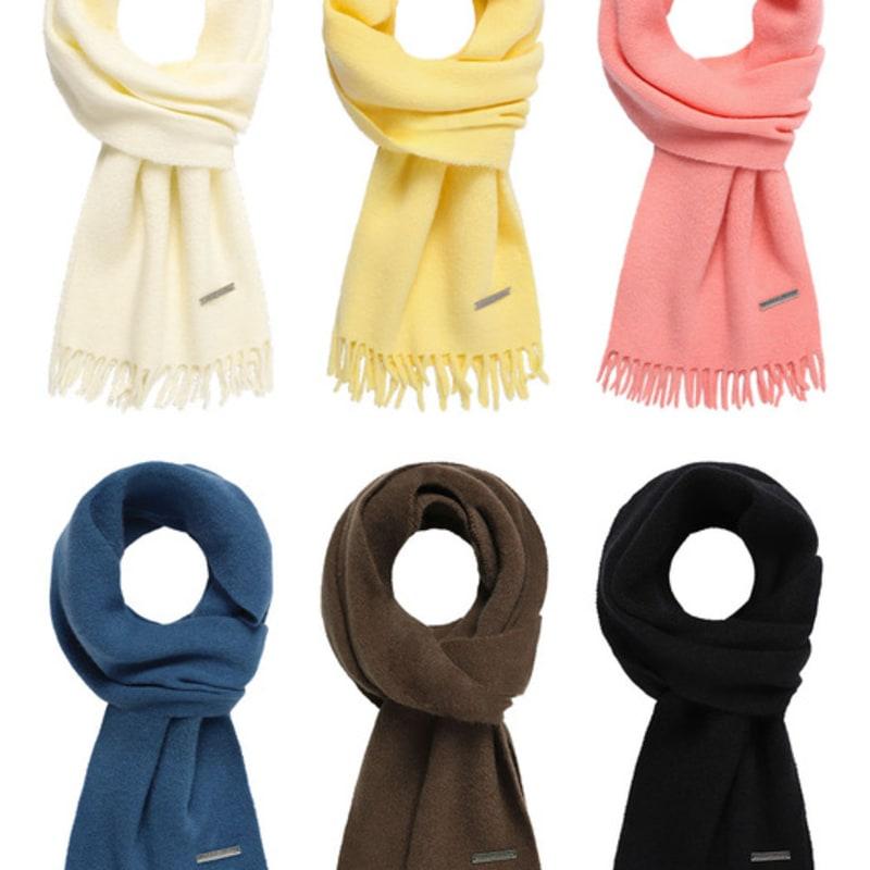 

ODD STUDIO Signature Tassel Knit Muffler - 6 Colors PINK_FREE