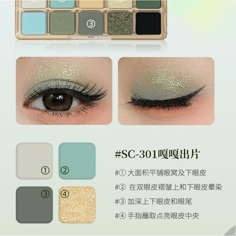 SHEDELLA - 10 Color Eyeshadow Palette - Film
