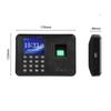 Biometric Time Clock Attendance Machine for Employees Access Control Machine Support 1000pcs Fingerprint 1000pcs Password 1000pcs ID Cards Fast Recogn