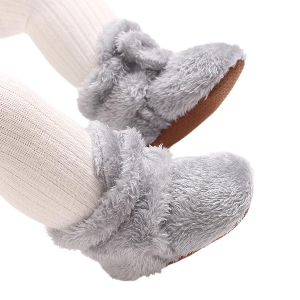 Baby Booties Color Casual Non- Thick and Warm for Infant and Toddler