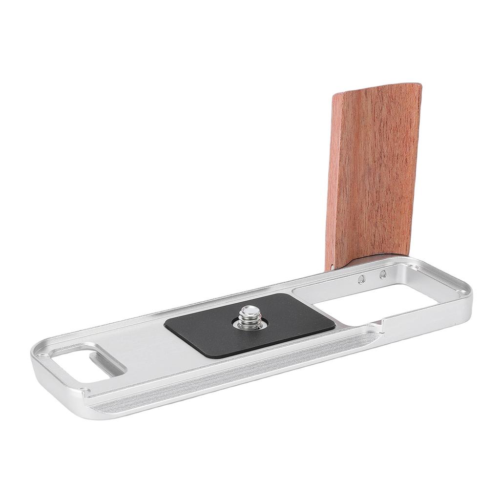 Handgrip Camera L Bracket Fit for   X E5 Camera Wooden Handle Aluminum Alloy Handgrip Quick Release L Plate