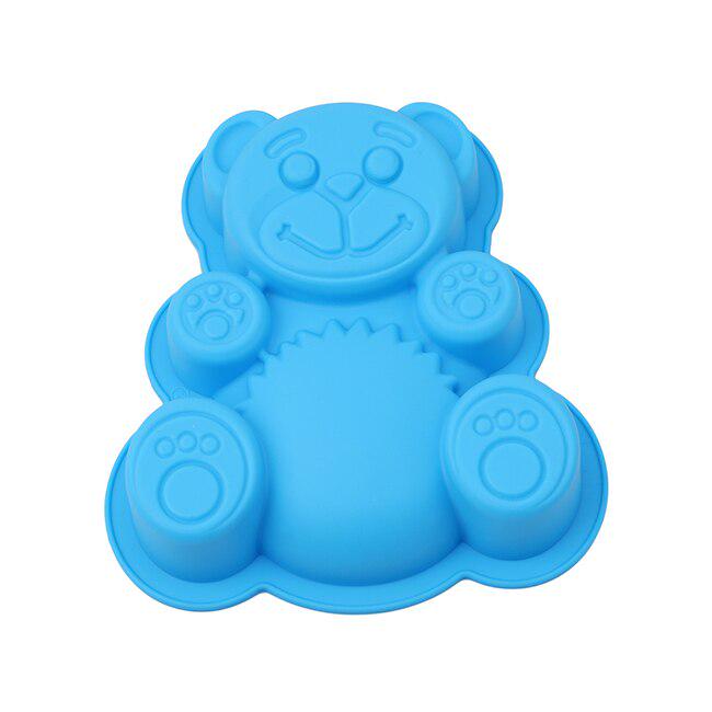 Silicone Mold 3D Lovely Bear Form Cake Mold Baking Tools Kitchen Fondant Cutters