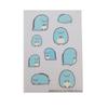 Sanei Irodo Sumikko Gurashi Fabric Transfer Sticker Tokage SGN003 - (Lizard)