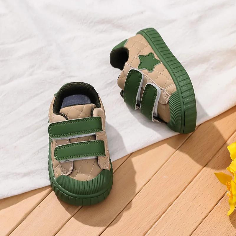 Baby Breathable Toddler Shoes Soft Sole Anti Slip Baby Board Shoes Casual Sports Shore Mesh Breathable Kids Shoe for Girl Tenis