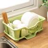 Kitchen Sink Draining Bowl Rack,filter Basket, Dishes Chopsticks Shelf Multi-functional Double Layer Dishwashing Storage Basket