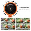 Rubberized 10-Function High-Pressure Shower Head Water Gun for Gardening & Car Wash
