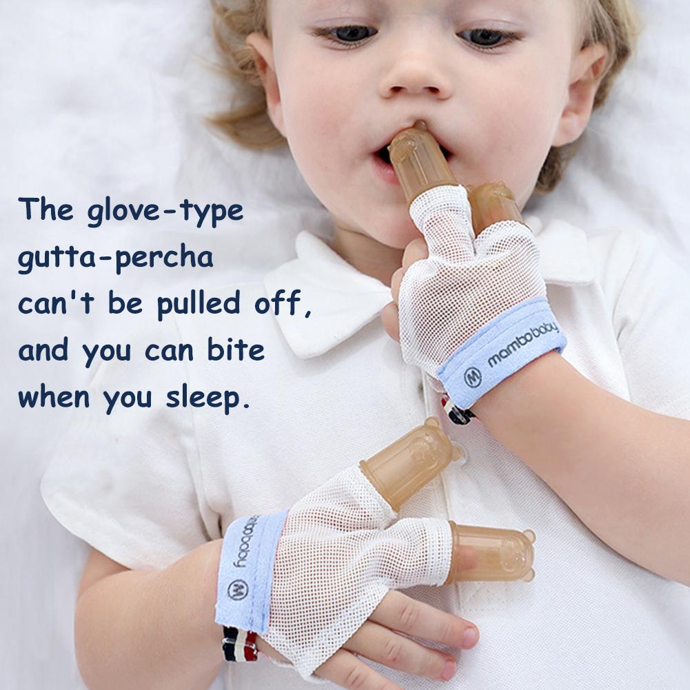 Buy Baby Soothing Teething Mitten BPAFree Mitts Toy Infant Teether 1