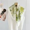 New 100% Natural Silk Scarf Square Female Fashion Beach Pashmina Bufanda Folral Women Shawl Wraps Bandana Scarves Foulard Sjaal