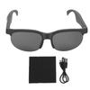 Smart Glasses with Bluetooth Speaker Unisex Polarized Sunglasses Support Calls Music Listening Voice Control for Sports
