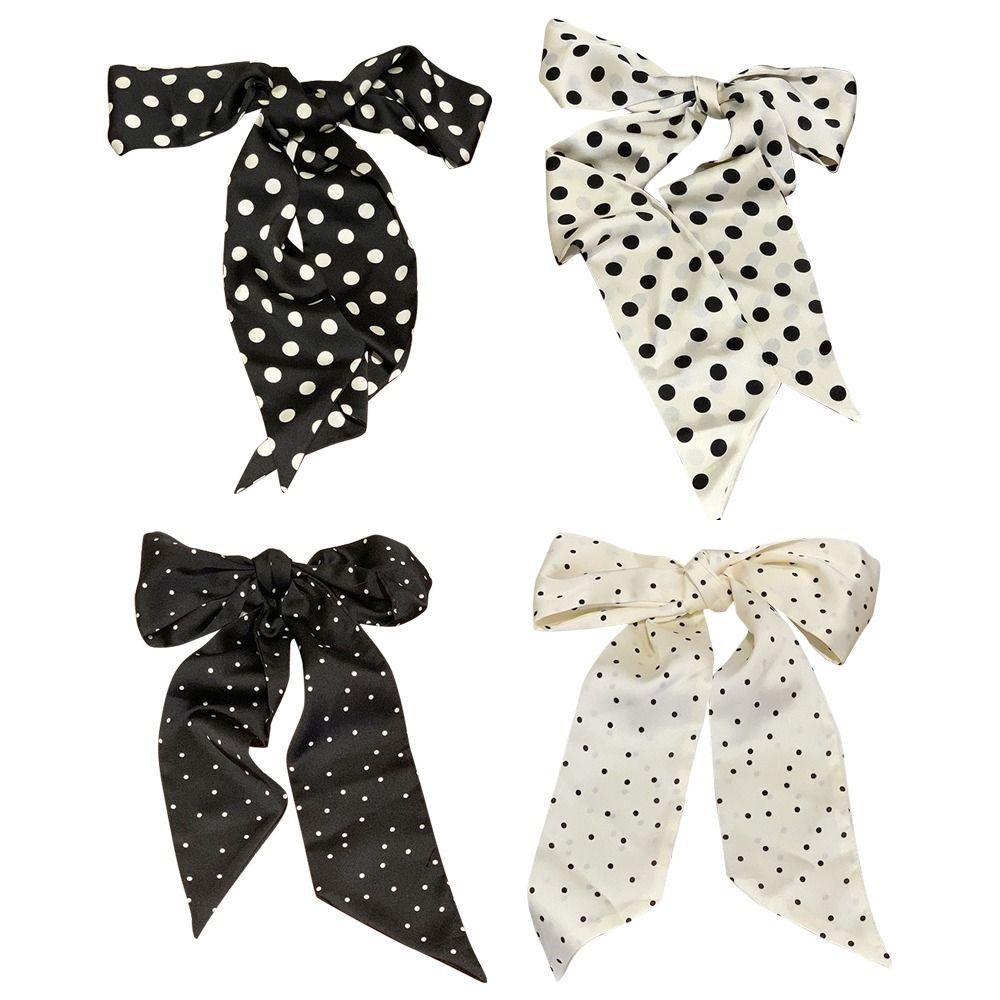 Large Size Long Ribbon Belt Tie Summer Hair Band Fashion Silk Scarves  For Women