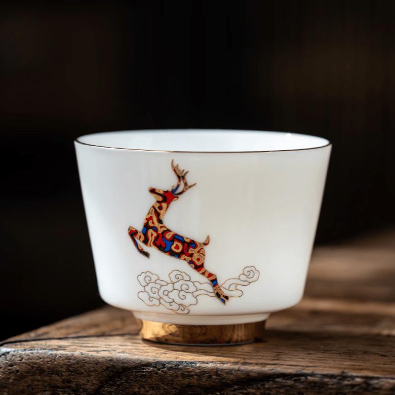 Chaxun Handmade Urushi Ceramic Tea Cup