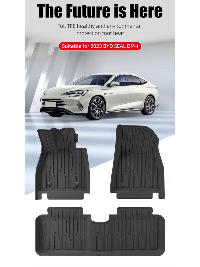 2023 BYD SEAL DM-i 3D TPE Car and Trunk Floor Mats