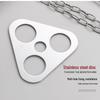 Stainless Steel Portable Camping Tripod Pot Stand with Hanging Ring