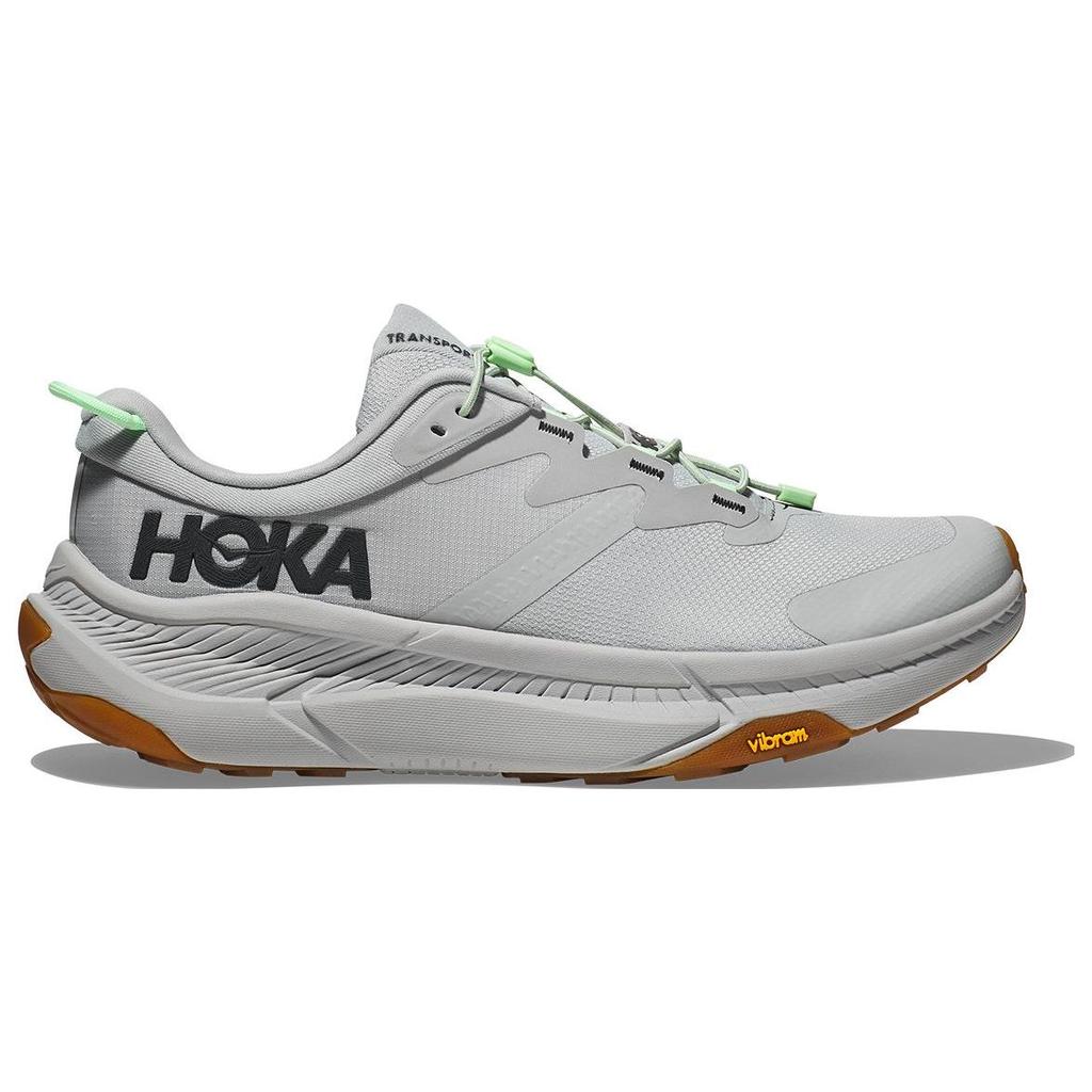 Pantofi HOKA Transport Harbour Mist Lime Glow pentru bărbați, gri 1123153-HMLG