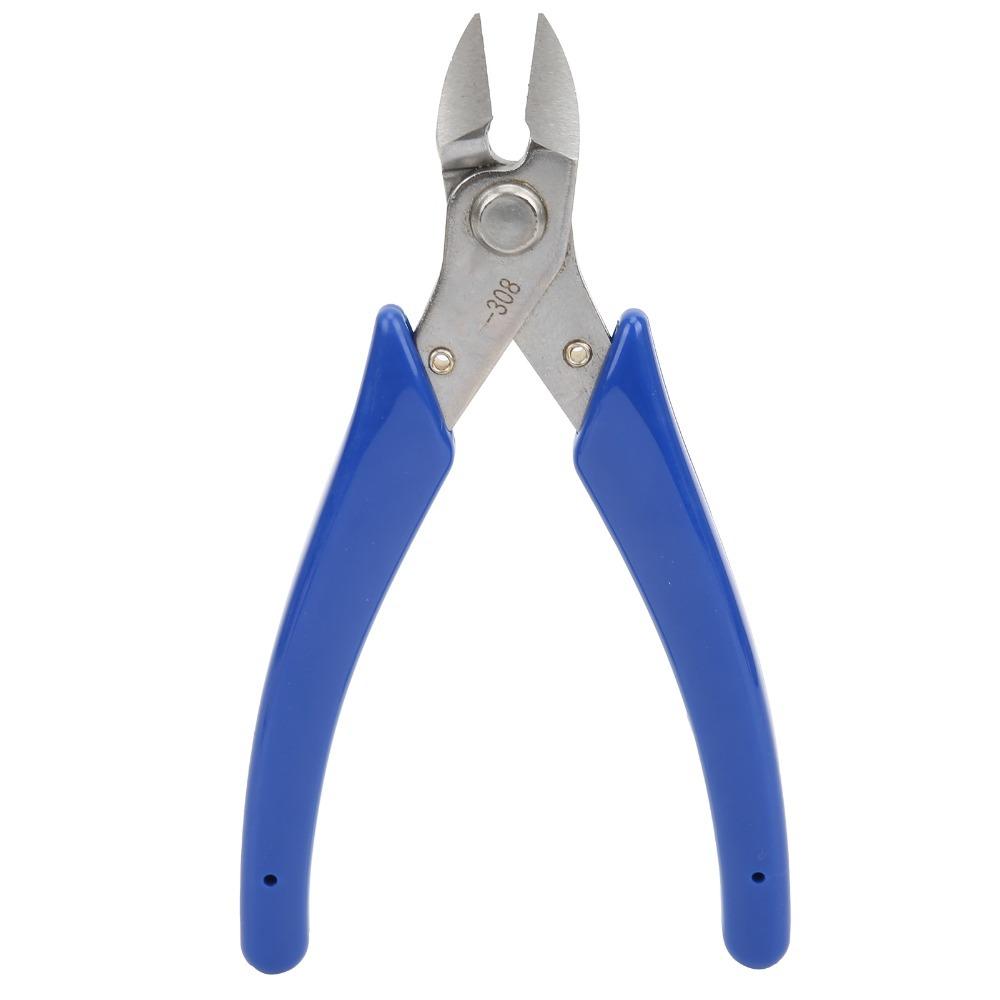 PVC Handle Accurate Electronic Diagonal Pliers Comfortable Grip Side Cutters Industrial Use