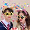 Funny Cartoon Birthday Headband for Women - Exaggerated Pipe Cleaner Photo Prop Hat
