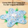 Smart Hide and Seek Cat Toy Electric Thermal Sensing Cat Catch Cover Real Mouse Squeaky Touch Activated Feather Teaser Wand