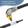 90 Degree Electric Drill Chuck Right Angle Electric Drill Corner Drill Converters for Cabinet and Furniture Installation