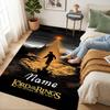 Custom Name Journey Light Living Room Non-Slip Area Rug Soft Carpet for Bedroom Kids Playroom Sofa Office Home Decor Doormat